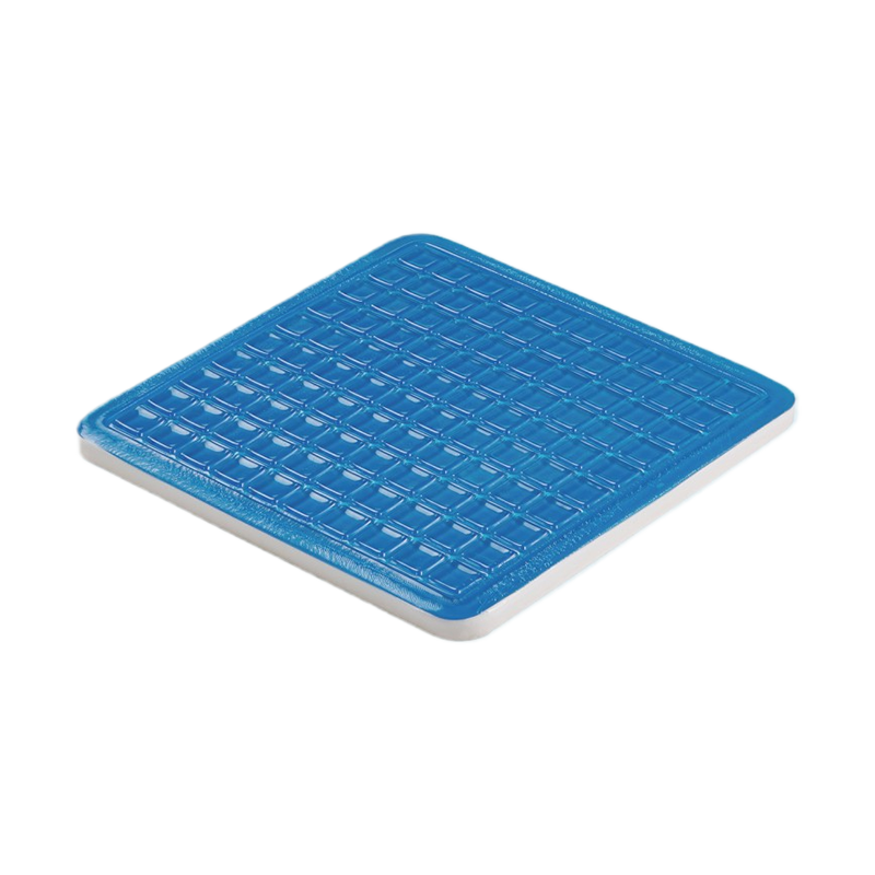 Memory foam gel-cooling square seat cushion